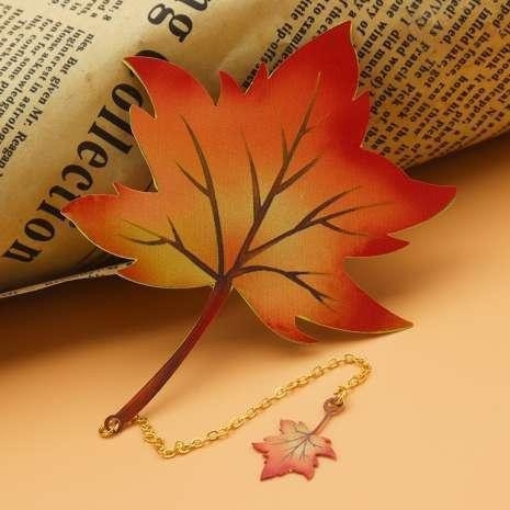 maple leaf bookmark